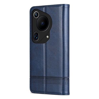 For Huawei Pura 70 Ultra AZNS Magnetic Calf Texture Flip Leather Phone Case(Dark Blue) - Huawei Cases by AZNS | Online Shopping South Africa | PMC Jewellery | Buy Now Pay Later Mobicred