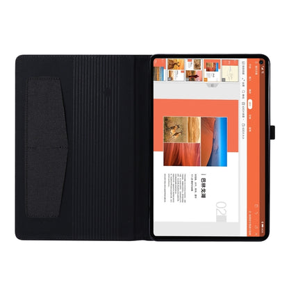 For Huawei MatePad SE 11 2024 Fabric Leather Tablet Case(Black) - Huawei by PMC Jewellery | Online Shopping South Africa | PMC Jewellery | Buy Now Pay Later Mobicred