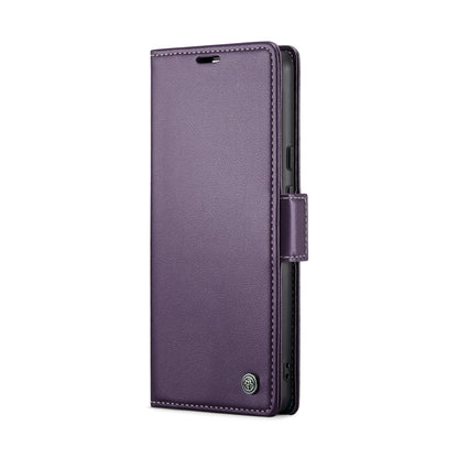 For Google Pixel 9 Pro XL CaseMe 023 Butterfly Buckle Litchi Texture RFID Anti-theft Leather Phone Case(Pearly Purple) - Google Cases by CaseMe | Online Shopping South Africa | PMC Jewellery | Buy Now Pay Later Mobicred