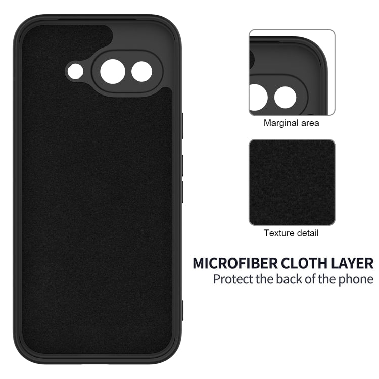 For Google Pixel 9a Pure Color Liquid Silicone Shockproof Phone Case(Black) - free shipping - PMC TechLife - Order now!