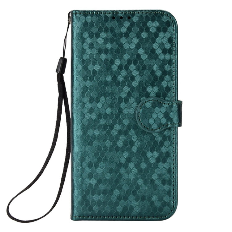 For Xiaomi Redmi K70 5G / K70 Pro 5G Honeycomb Dot Texture Leather Phone Case(Green) - K70 Pro Cases by PMC Jewellery | Online Shopping South Africa | PMC Jewellery | Buy Now Pay Later Mobicred