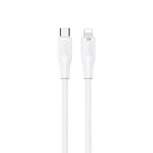 TOTU CB-4 Series USB-C / Type-C to 8 Pin Fast Charge Data Cable, Length:1m(White) - 2 in 1 Cable by TOTUDESIGN | Online Shopping South Africa | PMC Jewellery | Buy Now Pay Later Mobicred