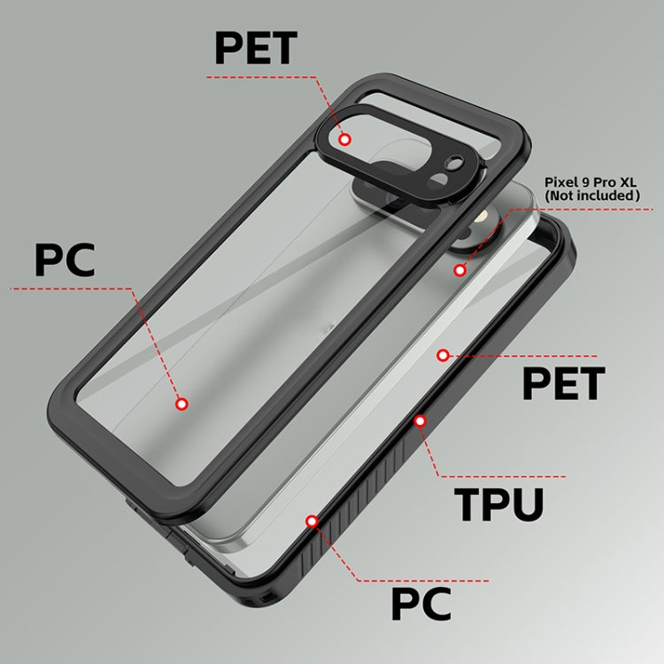 For Google Pixel 9 Pro XL RedPepper Shockproof IP68 Waterproof PC + TPU Protective Case(Black) - free shipping - PMC Jewellery - Order now!