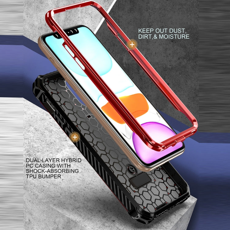 For iPhone 14 Armor Series Holder Phone Case with Back Clip(Blue) - iPhone 14 Cases by PMC TechLife | Online Shopping South Africa | PMC TechLife