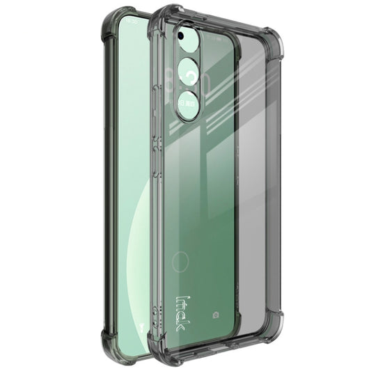 For Meizu 20 5G imak Shockproof Airbag TPU Phone Case(Transparent Black) - Meizu by imak | Online Shopping South Africa | PMC Jewellery | Buy Now Pay Later Mobicred