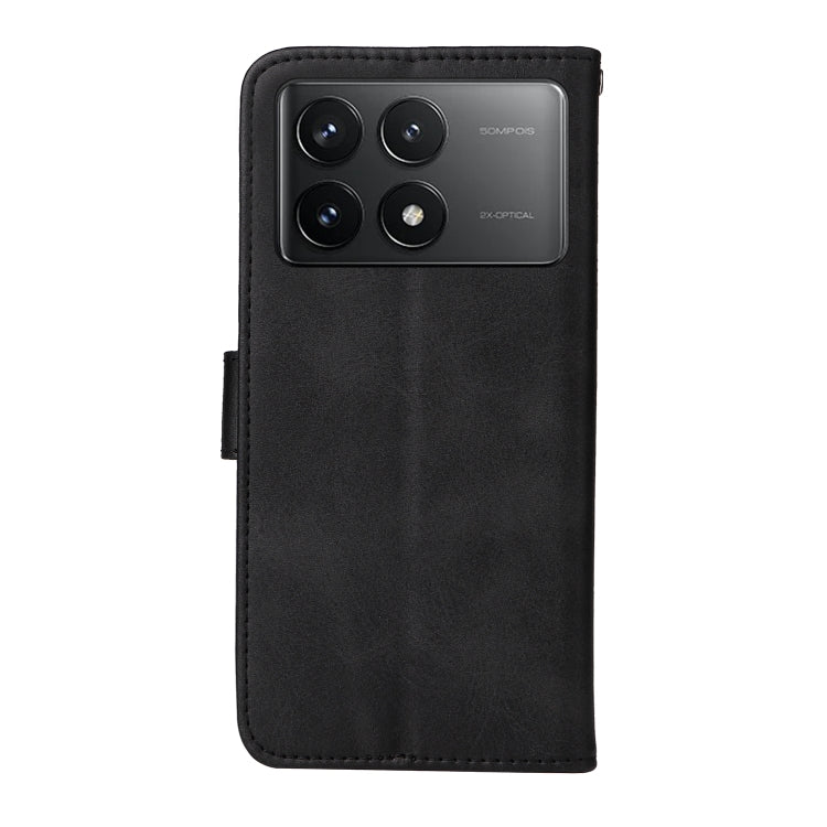 For Xiaomi Redmi K70 / K70 Pro Classic Calf Texture Flip Leather Phone Case(Black) - K70 Pro Cases by PMC Jewellery | Online Shopping South Africa | PMC Jewellery | Buy Now Pay Later Mobicred