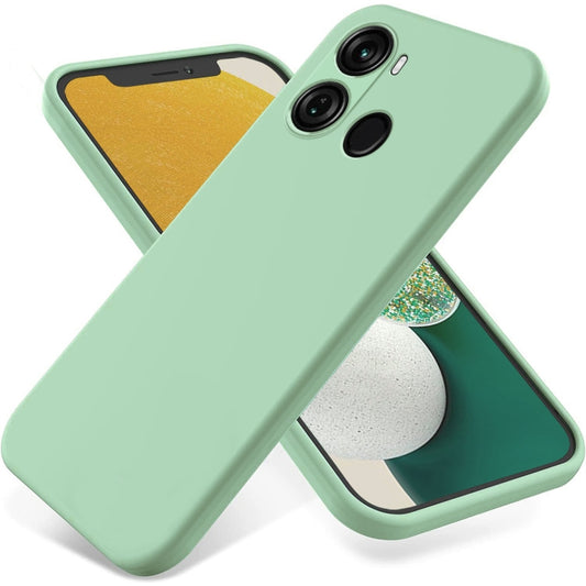 For Itel P40 Pure Color Liquid Silicone Shockproof Phone Case(Green) - More Brand by PMC Jewellery | Online Shopping South Africa | PMC Jewellery