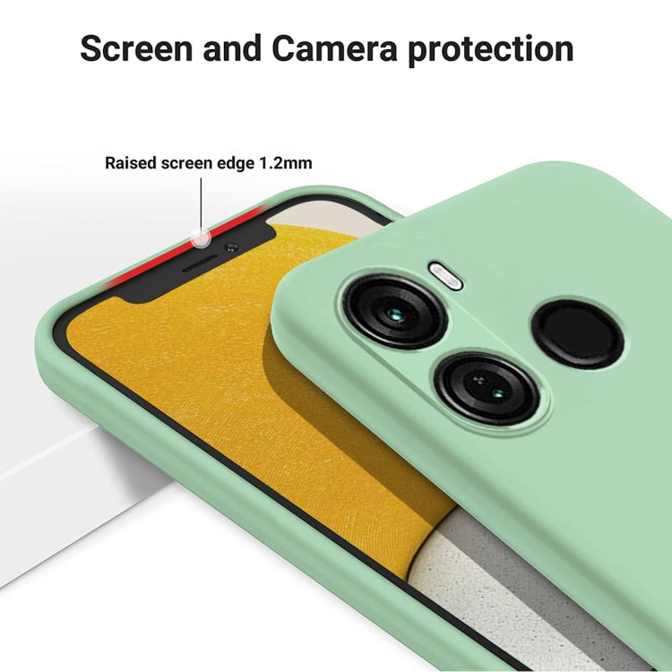 For Itel P40 Pure Color Liquid Silicone Shockproof Phone Case(Green) - More Brand by PMC Jewellery | Online Shopping South Africa | PMC Jewellery