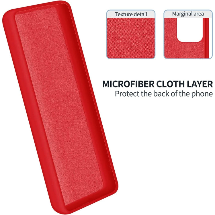 For Realme 10 Pro 5G Solid Color Liquid Silicone Dropproof Full Coverage Phone Case(Red) - Realme Cases by PMC TechLife | Online Shopping South Africa | PMC TechLife | Buy Now Pay Later Mobicred