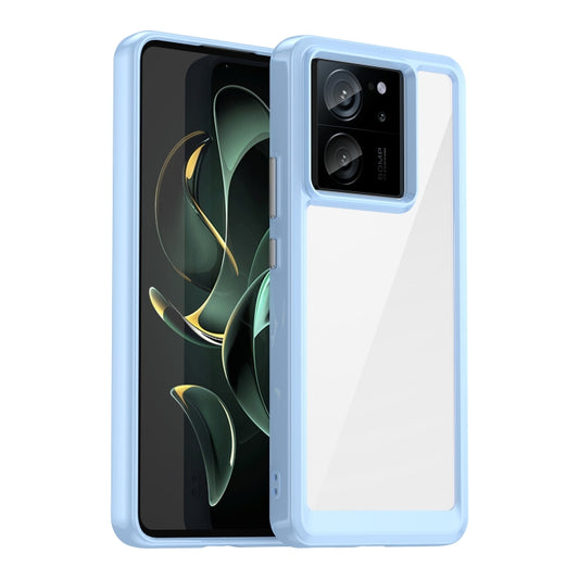 For Xiaomi Redmi K60 Ultra Colorful Series Acrylic Hybrid TPU Phone Case(Blue) - Redmi K60 Ultra Cases by PMC Jewellery | Online Shopping South Africa | PMC Jewellery | Buy Now Pay Later Mobicred