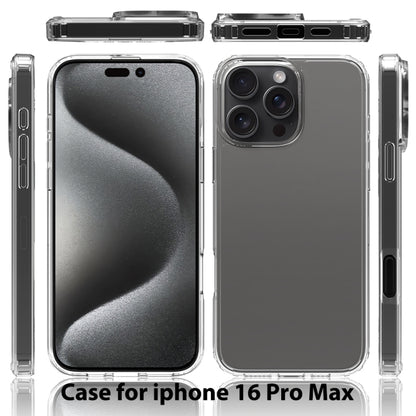 For iPhone 16 Pro Max Scratchproof Acrylic TPU Phone Case(Transparent) - iPhone 16 Pro Max Cases by PMC Jewellery | Online Shopping South Africa | PMC Jewellery | Buy Now Pay Later Mobicred