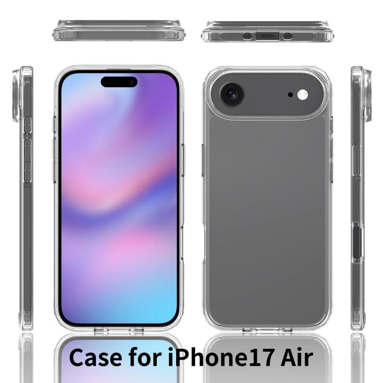For iPhone 17 Air Scratchproof Acrylic TPU Phone Case(Transparent) - free shipping - PMc TechLife - Order now!