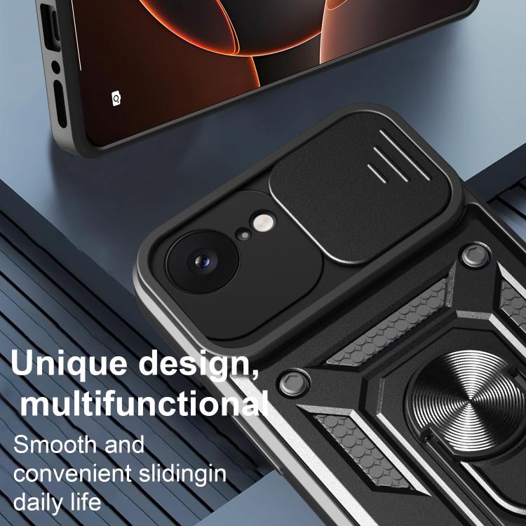 For iPhone 16e Sliding Camera Cover Design TPU+PC Phone Case(Red) - free shipping - PMC TechLife - Order now!