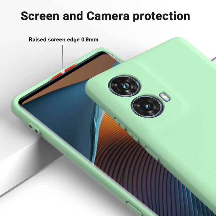 For Motorola S50 Neo Solid Color Liquid Silicone Dropproof Full Coverage Phone Case(Green) - free shipping - PMC TechLife - Order now!