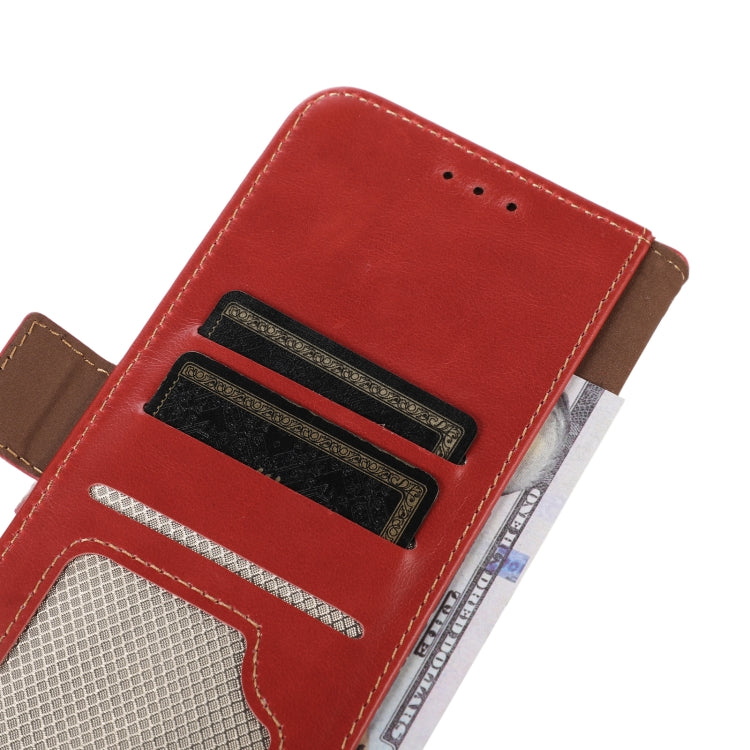 For iPhone 16 Pro Crazy Horse Top Layer Cowhide Leather Phone Case(Red) - iPhone 16 Pro Cases by PMC TechLife | Online Shopping South Africa | PMC TechLife | Buy Now Pay Later Mobicred