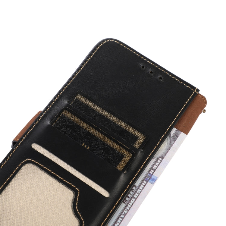 For iPhone 16 Crazy Horse Top Layer Cowhide Leather Phone Case(Black) - iPhone 16 Cases by PMC Jewellery | Online Shopping South Africa | PMC Jewellery | Buy Now Pay Later Mobicred