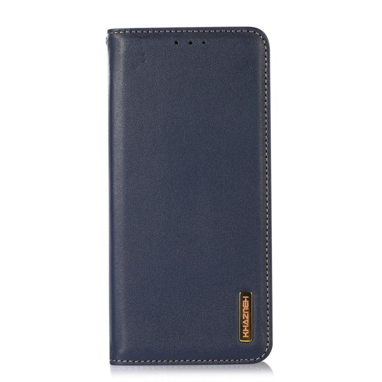 For iPhone 17 KHAZNEH Nappa Top Layer Cowhide Leather Phone Case(Blue) - free shipping - PMc TechLife - Order now!