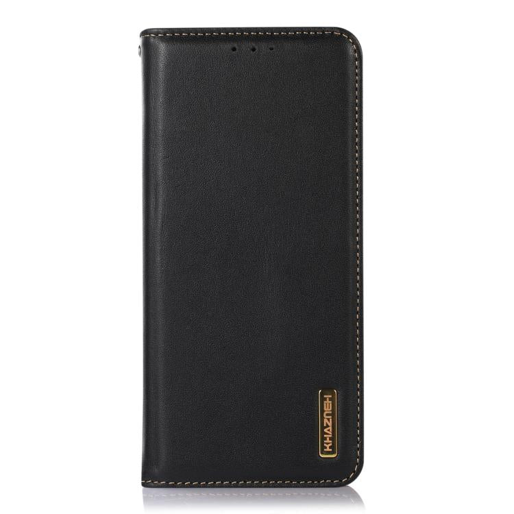 For iPhone 17 Air KHAZNEH Nappa Top Layer Cowhide Leather Phone Case(Black) - free shipping - PMc TechLife - Order now!