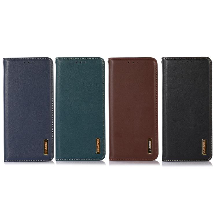 For iPhone 17 Air KHAZNEH Nappa Top Layer Cowhide Leather Phone Case(Black) - free shipping - PMc TechLife - Order now!