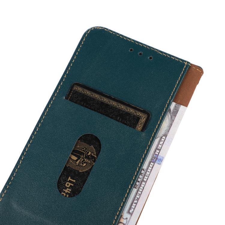 For iPhone 17 Pro Max KHAZNEH Nappa Top Layer Cowhide Leather Phone Case(Green) - free shipping - PMc TechLife - Order now!