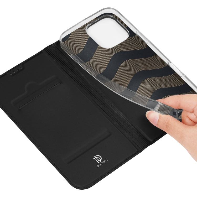 For iPhone 16 Pro Max DUX DUCIS Skin Pro Series Flip Leather Phone Case(Black) - free shipping - PMC TechLife - Order now!