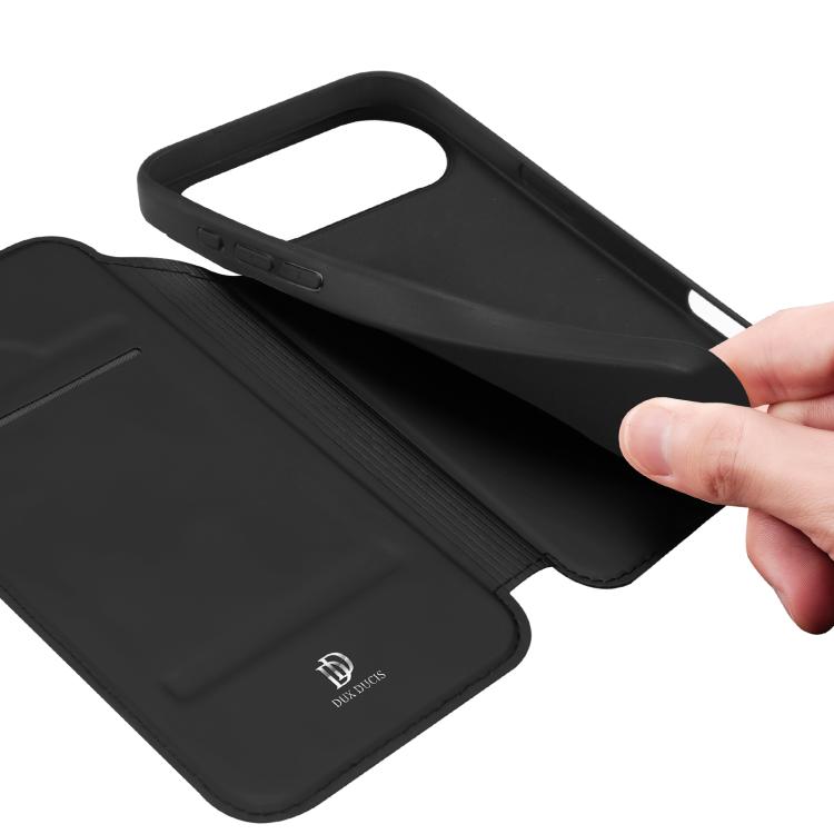For iPhone 17 Air DUX DUCIS Skin Pro Series Flip Leather Phone Case(Black) - free shipping - PMC TechLife - Order now!