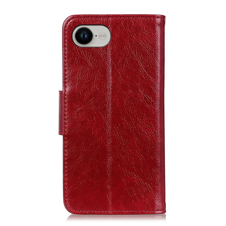 For iPhone 16e Nappa Texture Leather Case(Red) - iPhone 16e Cases by PMC TechLife | Online Shopping South Africa | PMC TechLife | Buy Now Pay Later Mobicred