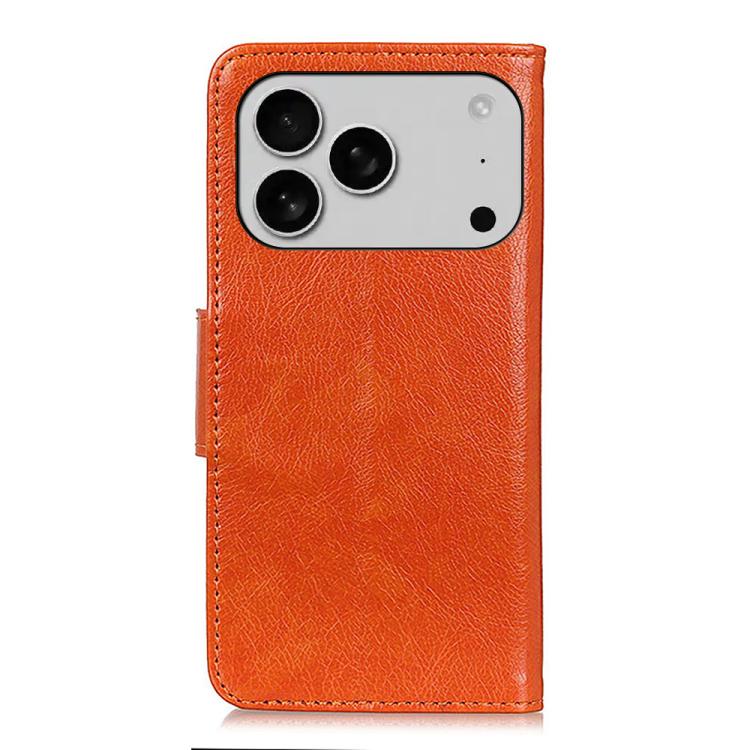 For iPhone 17 Pro Max Nappa Texture Leather Case(Orange) - free shipping - PMc TechLife - Order now!