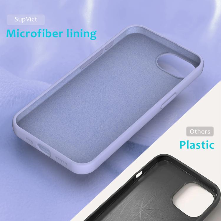 For iPhone 16e Solid Color Silicone Phone Case(Purple) - iPhone 16e Cases by PMC TechLife | Online Shopping South Africa | PMC TechLife | Buy Now Pay Later Mobicred