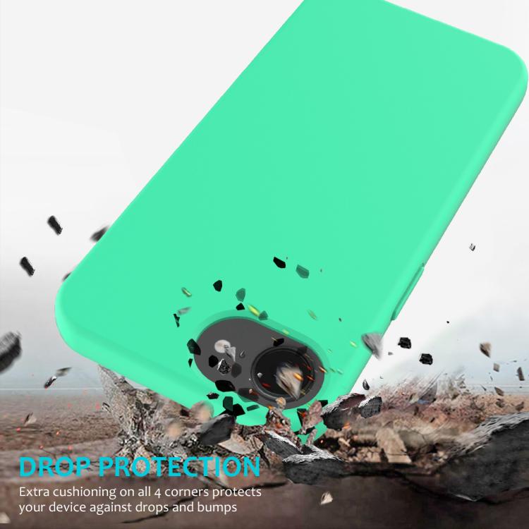 For iPhone 16e Solid Color Silicone Phone Case(Green) - iPhone 16e Cases by PMC TechLife | Online Shopping South Africa | PMC TechLife | Buy Now Pay Later Mobicred