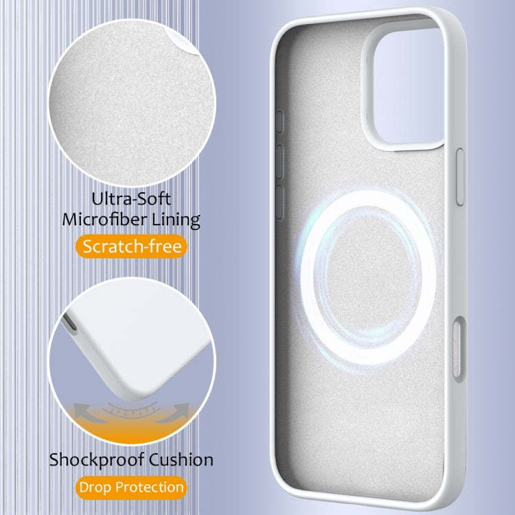 For iPhone 16 Pro Max Shockproof Silicone Magsafe Phone Case(White) - free shipping - PMC TechLife - Order now!