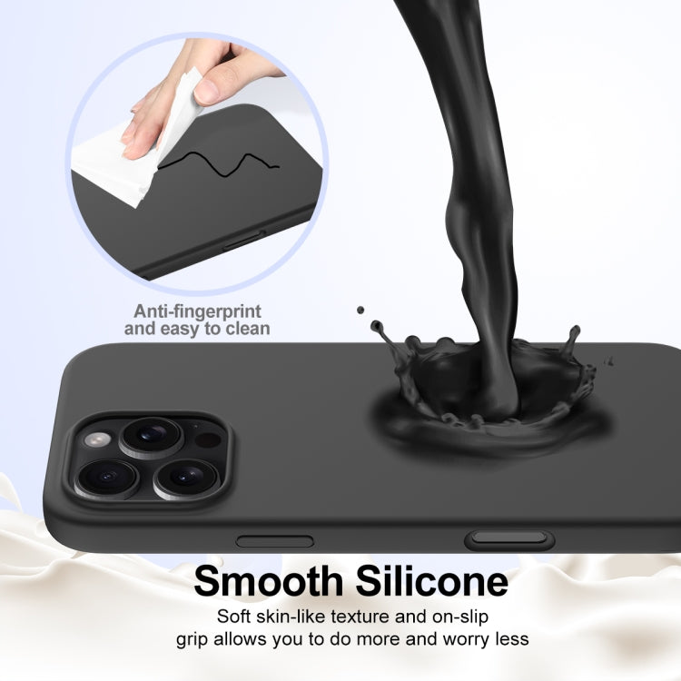 For iPhone 16 Pro Max Shockproof Silicone Magsafe Phone Case(Black) - iPhone 16 Pro Max Cases by PMC TechLife | Online Shopping South Africa | PMC TechLife | Buy Now Pay Later Mobicred