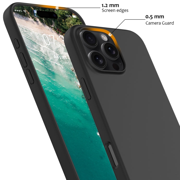 For iPhone 16 Pro Max Shockproof Silicone Magsafe Phone Case(Black) - iPhone 16 Pro Max Cases by PMC TechLife | Online Shopping South Africa | PMC TechLife | Buy Now Pay Later Mobicred