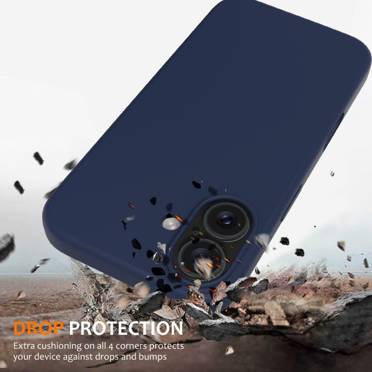 For iPhone 16 Shockproof Silicone Magsafe Phone Case(Navy Blue) - iPhone 16 Cases by PMC TechLife | Online Shopping South Africa | PMC TechLife | Buy Now Pay Later Mobicred