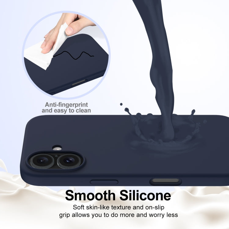 For iPhone 16 Shockproof Silicone Magsafe Phone Case(Navy Blue) - iPhone 16 Cases by PMC TechLife | Online Shopping South Africa | PMC TechLife | Buy Now Pay Later Mobicred
