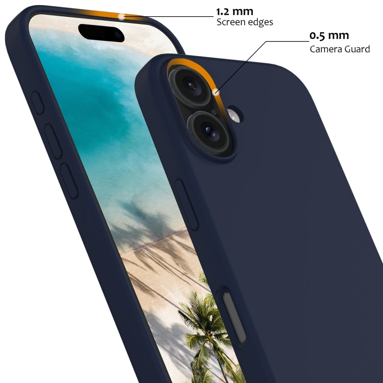 For iPhone 16 Shockproof Silicone Magsafe Phone Case(Navy Blue) - iPhone 16 Cases by PMC TechLife | Online Shopping South Africa | PMC TechLife | Buy Now Pay Later Mobicred