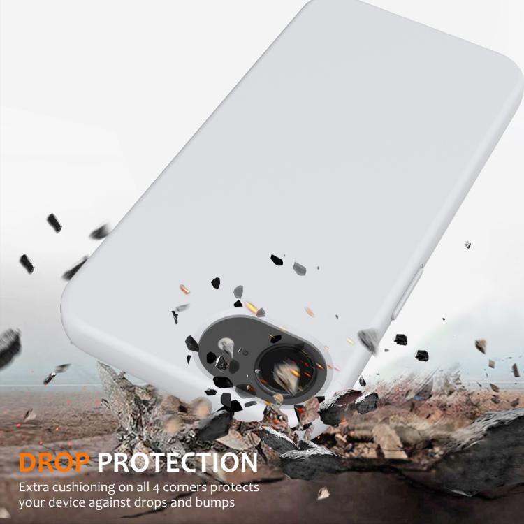 For iPhone 16e Shockproof Silicone Magsafe Phone Case(White) - iPhone 16e Cases by PMC TechLife | Online Shopping South Africa | PMC TechLife | Buy Now Pay Later Mobicred