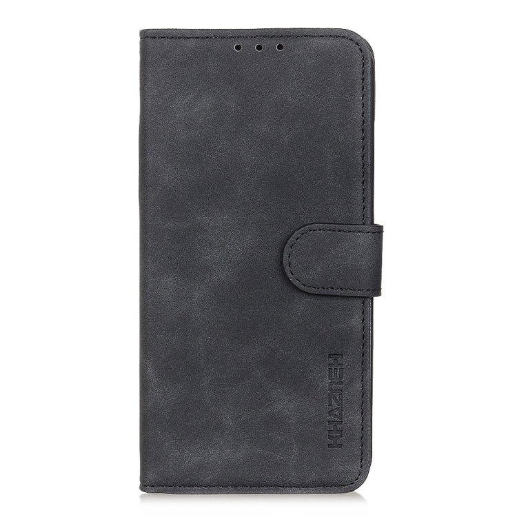 For iPhone 16 Pro Max KHAZNEH Retro Texture Leather Phone Case(Black) - iPhone 16 Pro Max Cases by PMC TechLife | Online Shopping South Africa | PMC TechLife | Buy Now Pay Later Mobicred
