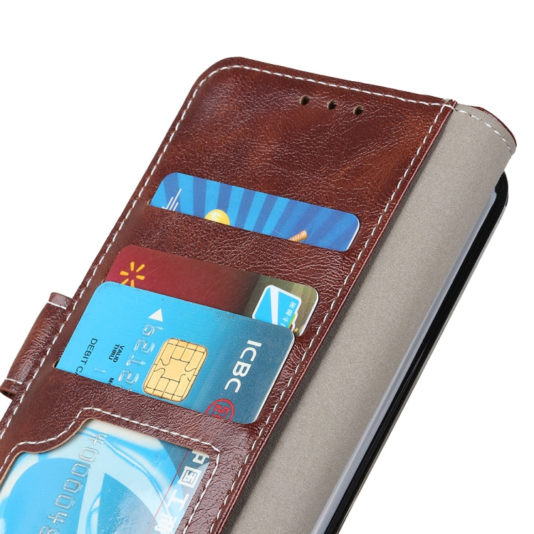 For iPhone 16e Retro Crazy Horse Texture Horizontal Flip Leather Phone Case(Brown) - iPhone 16e Cases by PMC TechLife | Online Shopping South Africa | PMC TechLife | Buy Now Pay Later Mobicred