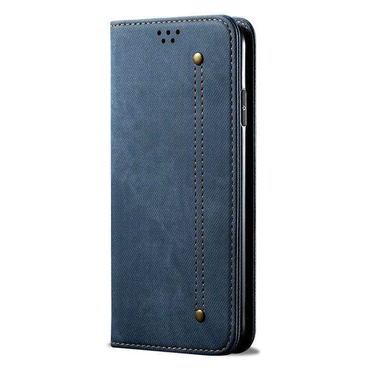 For Honor 90 GT Denim Texture Flip Leather Phone Case(Blue) - Honor Cases by PMC TechLife | Online Shopping South Africa | PMC TechLife | Buy Now Pay Later Mobicred