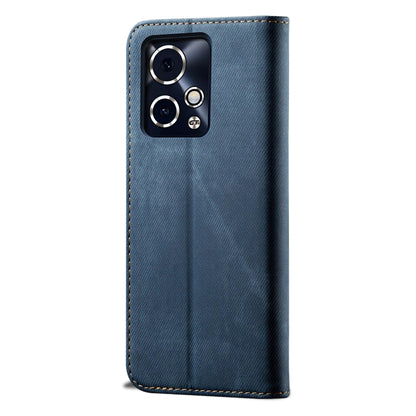 For Honor 90 GT Denim Texture Flip Leather Phone Case(Blue) - Honor Cases by PMC Jewellery | Online Shopping South Africa | PMC Jewellery | Buy Now Pay Later Mobicred