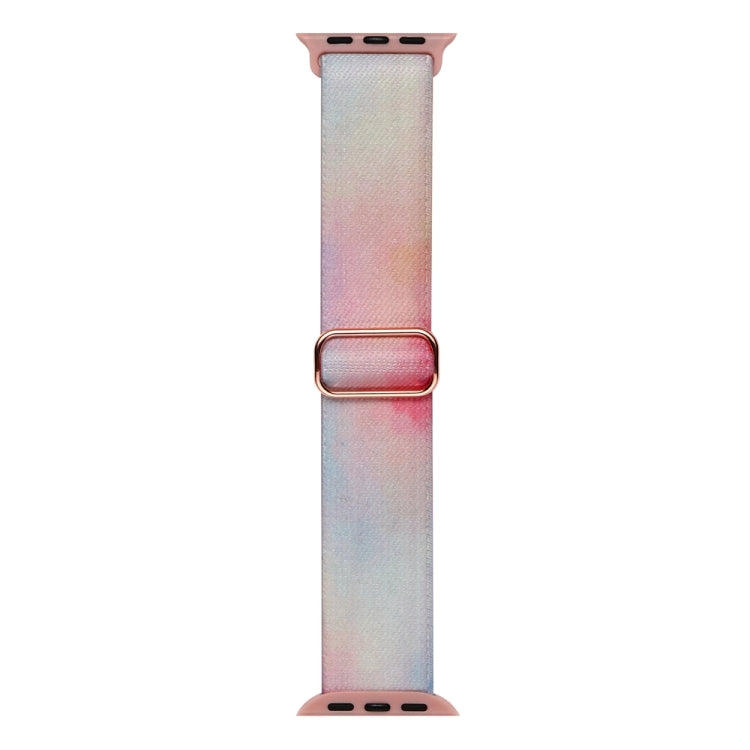 For Apple Watch 5 40mm Painted Pattern Nylon Replacement Watch Band(Symphony Aurora) - free shipping - PMc TechLife - Order now!