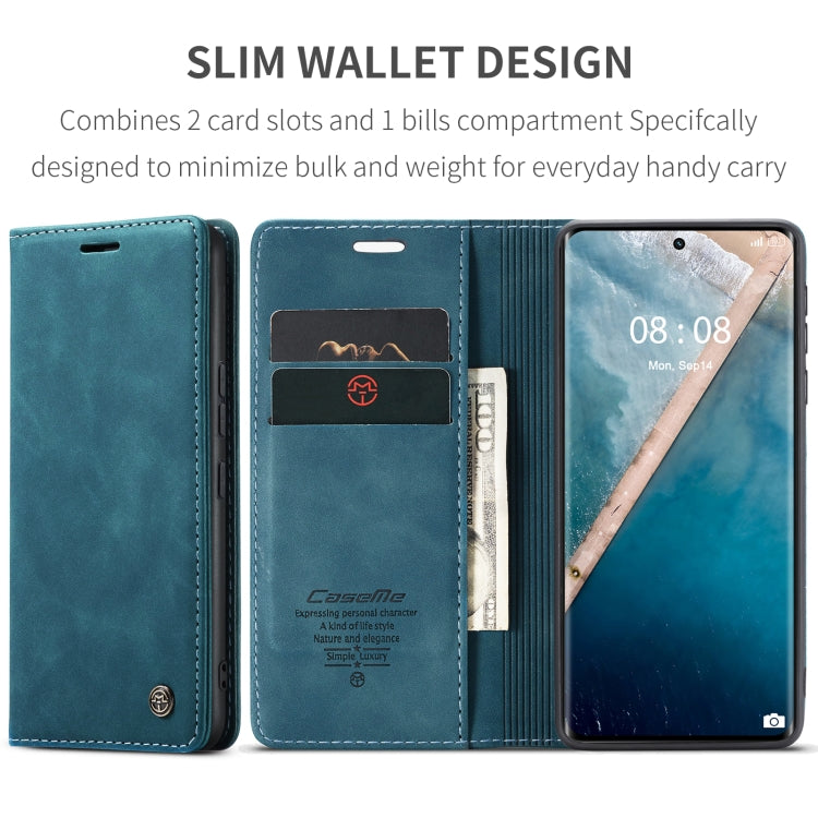 For Realme 11 Pro／Realme 11 Pro+ CaseMe 013 Multifunctional Horizontal Flip Leather Phone Case(Blue) - Realme Cases by CaseMe | Online Shopping South Africa | PMC Jewellery | Buy Now Pay Later Mobicred