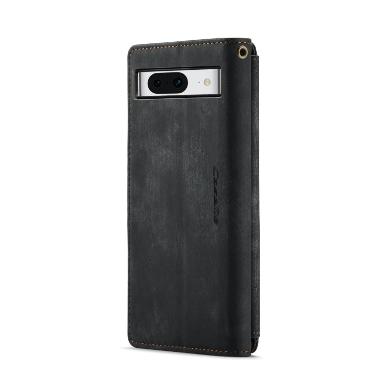 For Google Pixel 8 CaseMe C30 Multifunctional Leather Phone Case(Black) - Google Cases by CaseMe | Online Shopping South Africa | PMC Jewellery | Buy Now Pay Later Mobicred