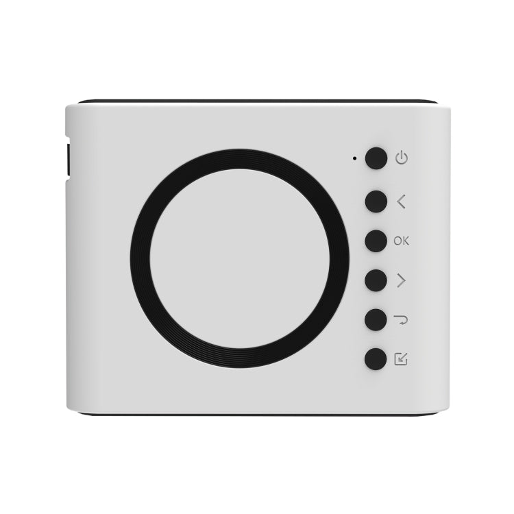 T300S 320x240 24ANSI Lumens Mini LCD Projector Supports Wired & Wireless Same Screen, Specification:EU Plug(White) - Mini Projector by PMC TechLife | Online Shopping South Africa | PMC TechLife | Buy Now Pay Later Mobicred