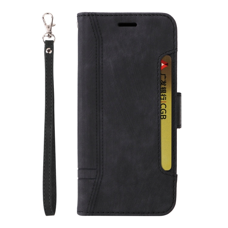 For iPhone 16 Plus BETOPNICE Dual-side Buckle Leather Phone Case(Black) - iPhone 16 Plus Cases by BETOPNICE | Online Shopping South Africa | PMC Jewellery | Buy Now Pay Later Mobicred