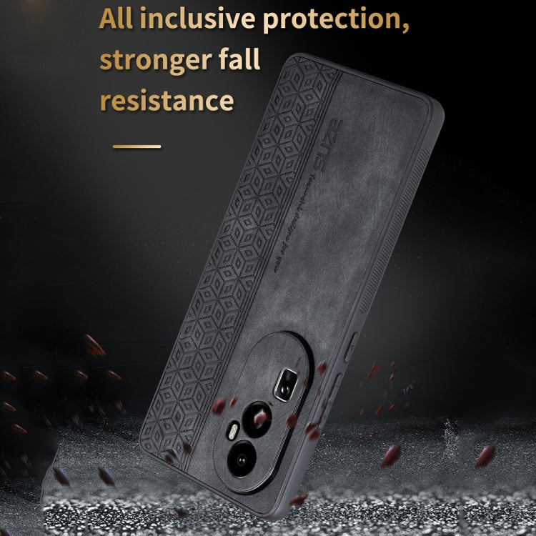 For OPPO A2 Pro 5G AZNS 3D Embossed Skin Feel Phone Case(Black) - A2 Pro Cases by AZNS | Online Shopping South Africa | PMC Jewellery | Buy Now Pay Later Mobicred