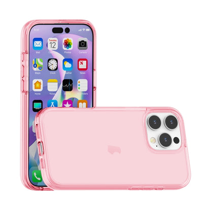 For iPhone 16 Pro Shockproof Terminator Transparent Phone Case(Pink) - iPhone 16 Pro Cases by PMC Jewellery | Online Shopping South Africa | PMC Jewellery | Buy Now Pay Later Mobicred