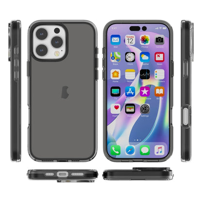 For iPhone 16 Pro Shockproof Terminator Transparent Phone Case(Grey) - iPhone 16 Pro Cases by PMC Jewellery | Online Shopping South Africa | PMC Jewellery | Buy Now Pay Later Mobicred