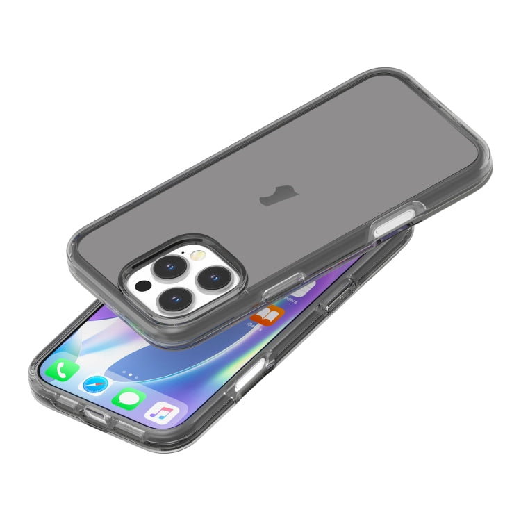 For iPhone 16 Pro Shockproof Terminator Transparent Phone Case(Grey) - iPhone 16 Pro Cases by PMC Jewellery | Online Shopping South Africa | PMC Jewellery | Buy Now Pay Later Mobicred